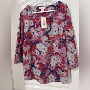 Allison Daley Floral Women's Top